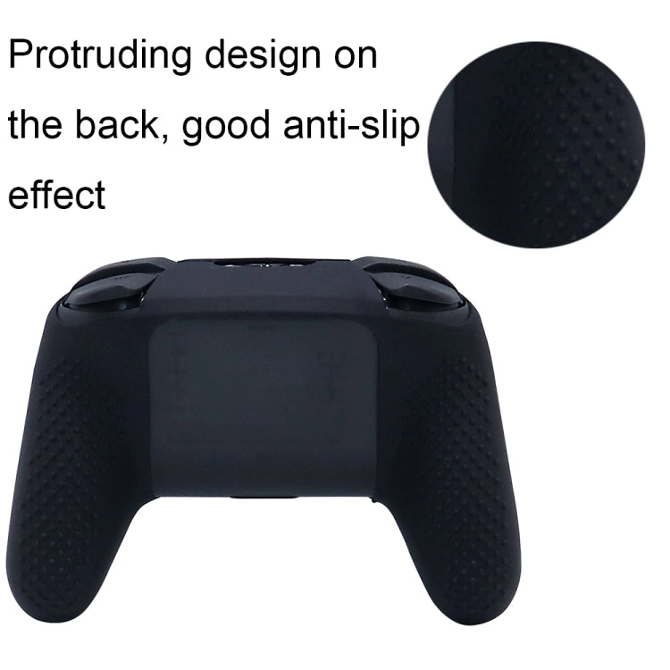 For Nintendo Switch Pro Game Handle Soft Shock Absorbing Silicone Protective Sleeve(Red) - Cases by buy2fix | Online Shopping UK | buy2fix