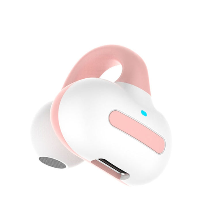 M-S8 Wireless Stereo Single Ear Clip-on Bluetooth Earphone(Pink) - Bluetooth Earphone by buy2fix | Online Shopping UK | buy2fix