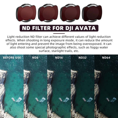 For DJI Avata RCSTQ Magnetic Filter Drone Accessories 3 In 1 UV+CPL+ND8 - Lens Filter by RCSTQ | Online Shopping UK | buy2fix