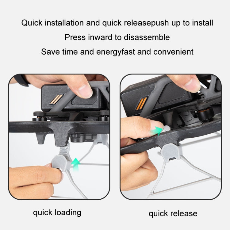 For DJI Avata RCSTQ Quick Release Type Height Increase Floor Stand(1pair) -  by RCSTQ | Online Shopping UK | buy2fix