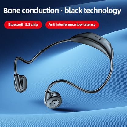 M2 Bone Conduction Earphones Running Stereo To Ear Bluetooth Earphones(Black + Red) - Neck-mounted Earphone by buy2fix | Online Shopping UK | buy2fix