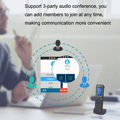 S07 Mobile Handheld WIFI Wireless Phone IP VOIP SIP Phone Support 4G Charging Base Network Phone - Smart Rings / Smart Telephones by buy2fix | Online Shopping UK | buy2fix