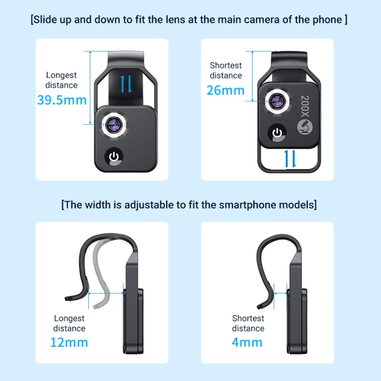 APEXEL APL-MS002CWH 200x High-Definition Children Science Education Microphone Lens With CPL(Black) - Telescope & Microscope by APEXEL | Online Shopping UK | buy2fix