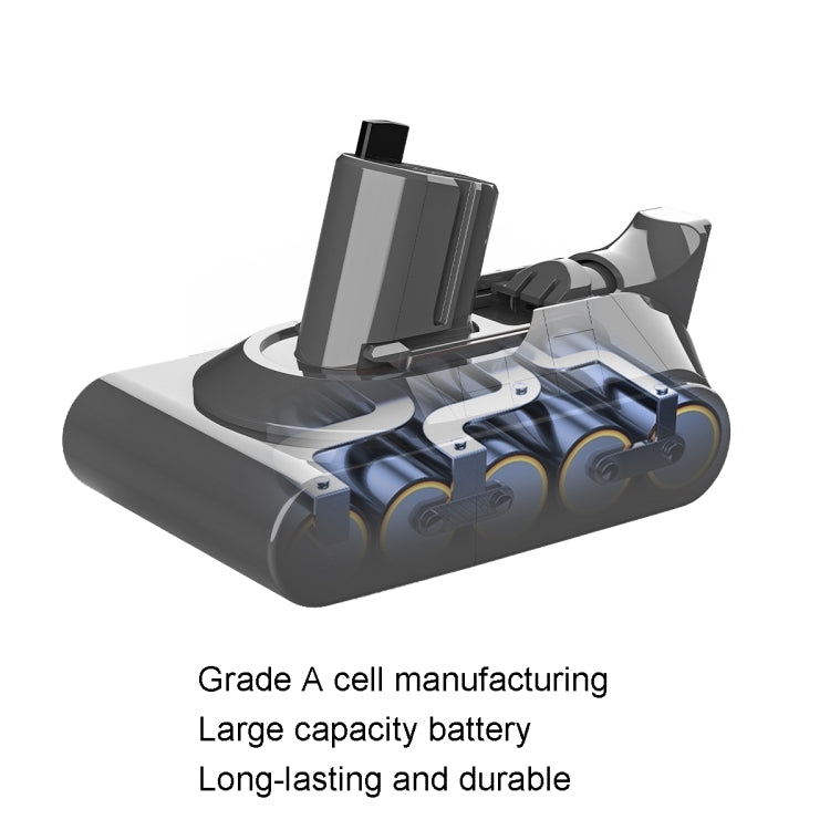 For Dyson V11 Mini Handheld Vacuum Cleaner Battery Scallion Spare Battery Pack Accessories, Capacity: 5.0Ah - Dyson Accessories by buy2fix | Online Shopping UK | buy2fix