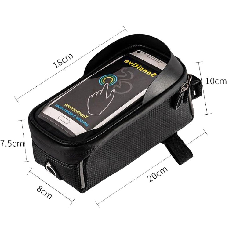 Bicycle Riding Front Beam Bag Mobile Phone Touch Screen Waterproof Storage Bag With Packaging Box - Bicycle Bags by buy2fix | Online Shopping UK | buy2fix