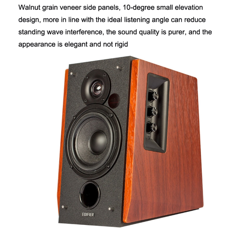 Edifier R1700BT Wireless Bluetooth HIFI Computer Speaker Subwoofer 2.0(Wood Grain) -  by Edifier | Online Shopping UK | buy2fix