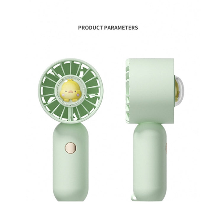 Hand Holds Small Fan Portable Mini Pocket Fan, Style: Green Duck - Electric Fans by buy2fix | Online Shopping UK | buy2fix