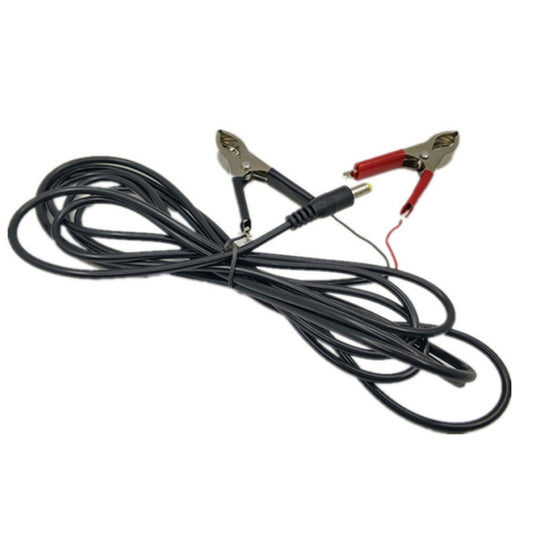 3m DC Battery Clip Line Male Head Rotary Crocodile Cable DC 12V/24V Universal Audio Connection Line - Booster Cable & Clip by buy2fix | Online Shopping UK | buy2fix