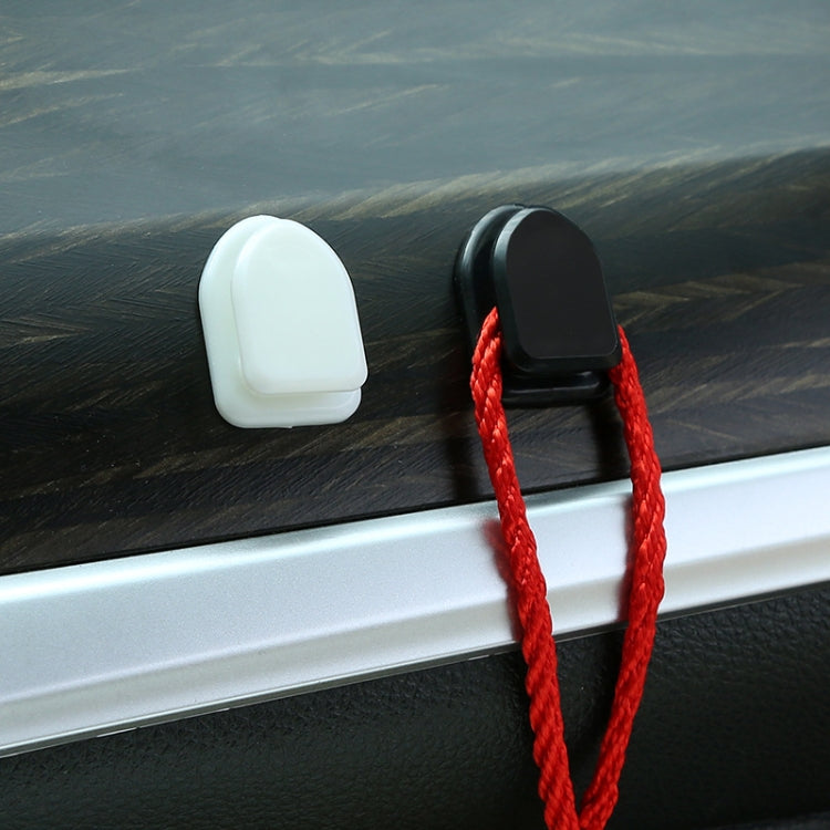 Mini Car Front Row Central Control Convenient Self-adhesive Hook, Color: White - Car Holders by buy2fix | Online Shopping UK | buy2fix