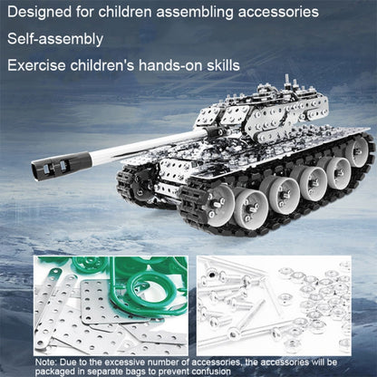 952pcs Remote Control Tank 3D Metal Model Precision Mechanical Assembly Tank Assembly High Difficulty Toys - Model Toys by buy2fix | Online Shopping UK | buy2fix