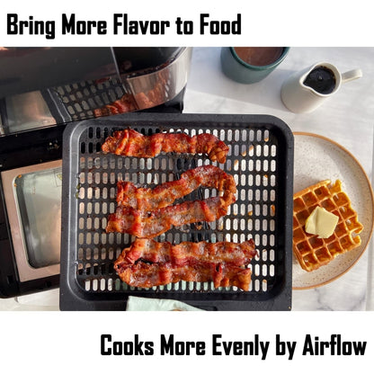Air Fryer Divider Panel Removable Steam Rack Roast Chicken Rack Oven Accessories - Kitchen Machine Accessories by buy2fix | Online Shopping UK | buy2fix