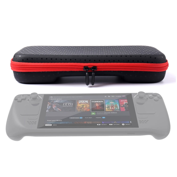 For Steam Deck Game Console Storage Bag Waterproof and Drop-proof with Interlayer(Black) - Storage Bags by buy2fix | Online Shopping UK | buy2fix