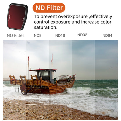 For DJI Air 3 RCSTQ Multi-Layer Coating Waterproof  Filter, Spec: ND-PL8 - Mavic Lens Filter by RCSTQ | Online Shopping UK | buy2fix