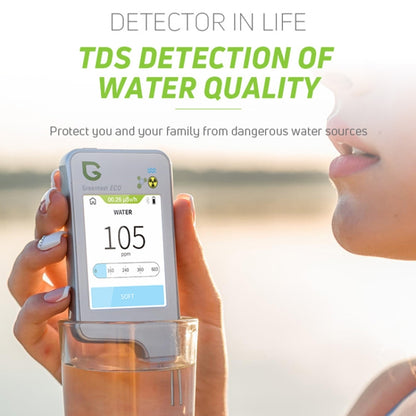 Greentest ECO6 Vegetable, Fruit, Meat Food Nitrate Water Quality Nuclear Radiation Environmental Detector, EU Plug(Black) - Radiation Detector by Greentest | Online Shopping UK | buy2fix