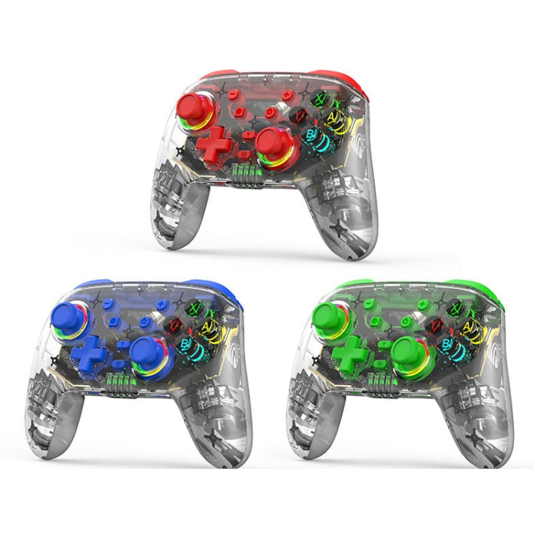 For PS3 / PS4 Dual Vibration Wireless Gamepad With RGB Lights(Green) - Gamepads by buy2fix | Online Shopping UK | buy2fix