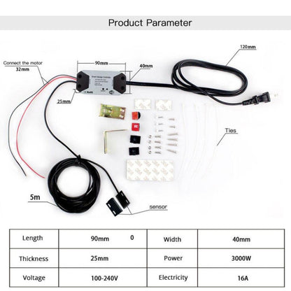 Tuya APP Remote Control WIFI Smart Garage Door Controller, Specification: EU Plug - Smart Switch by Tuya | Online Shopping UK | buy2fix
