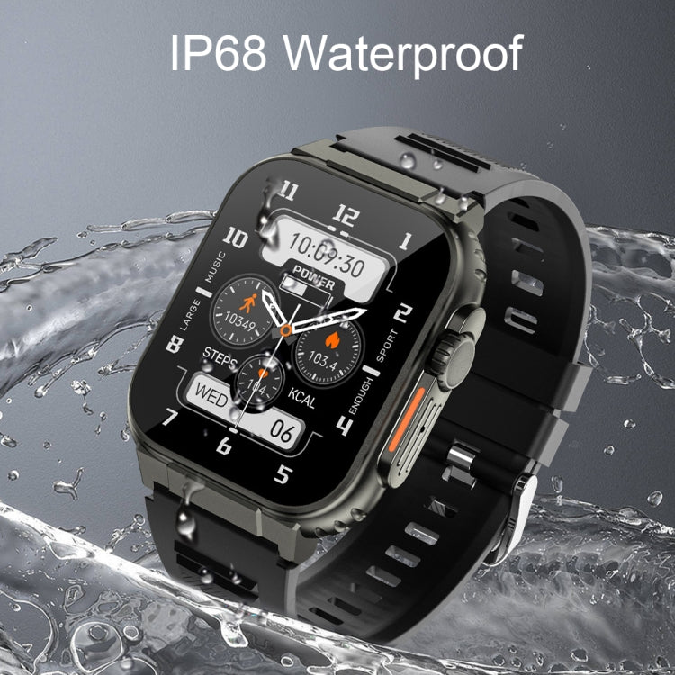 A70 1.96 Inch Health Monitoring Multifunctional IP68 Waterproof Bluetooth Call Smart Watch(Orange) - Smart Watches by buy2fix | Online Shopping UK | buy2fix