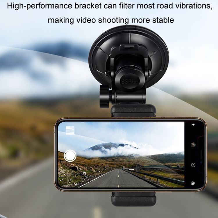 Car Suction Cup Mobile Phone Navigation Live Broadcast Shooting Bracket, Specification: With Bluetooth - Car Holders by buy2fix | Online Shopping UK | buy2fix