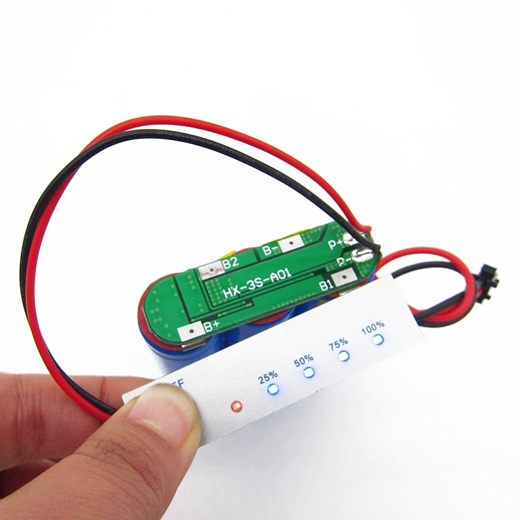 Lithium Battery Power Display Board Iron Phosphate Indicator Board, Specification: 2S 8.4V Lithium Battery - Other Accessories by buy2fix | Online Shopping UK | buy2fix