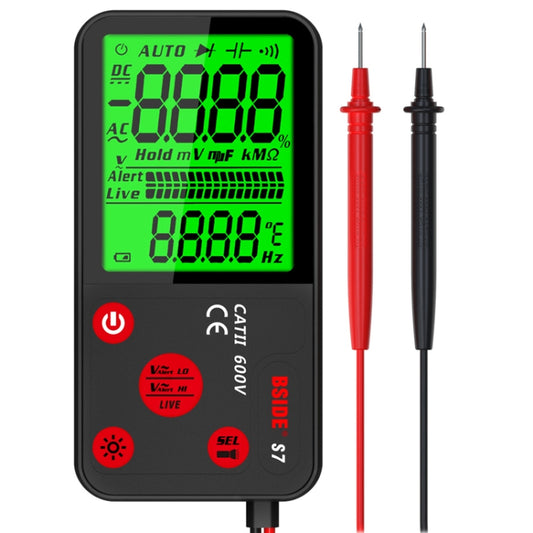 BSIDE ADMS7 Smart Thin Digital Multimeter Counts DC AC Voltmeter, Model: Standard Charging Model - Digital Multimeter by BSIDE | Online Shopping UK | buy2fix