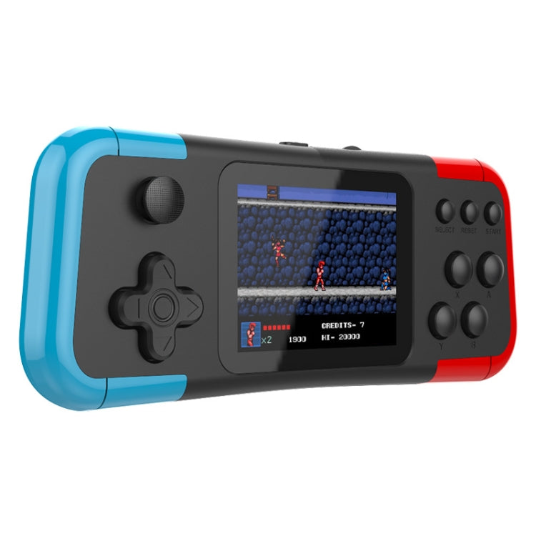 A12 3.0-inch HD Colorful Screen Retro Handheld Game Console with 666 Built-in Games, Model: Single Blue Red - Pocket Console by buy2fix | Online Shopping UK | buy2fix