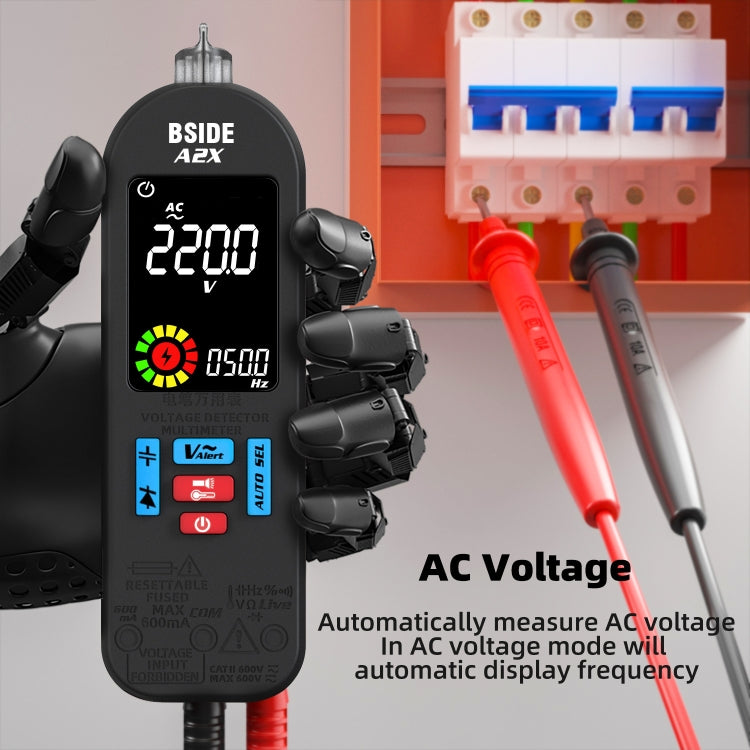 BSIDE A2X Charging Model Mini Digital Pen Auto Ranging Multimeter - Digital Multimeter by BSIDE | Online Shopping UK | buy2fix