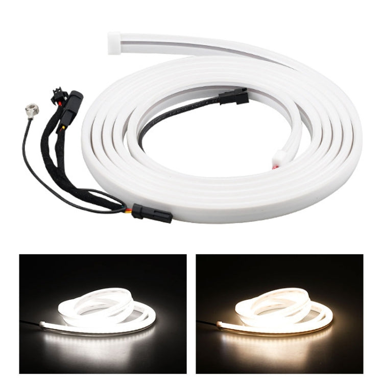 For Tesla Front Trunk LED Ambient Light Strip, Size: For 21-23 Model S(Warm White) - Atmosphere lights by buy2fix | Online Shopping UK | buy2fix