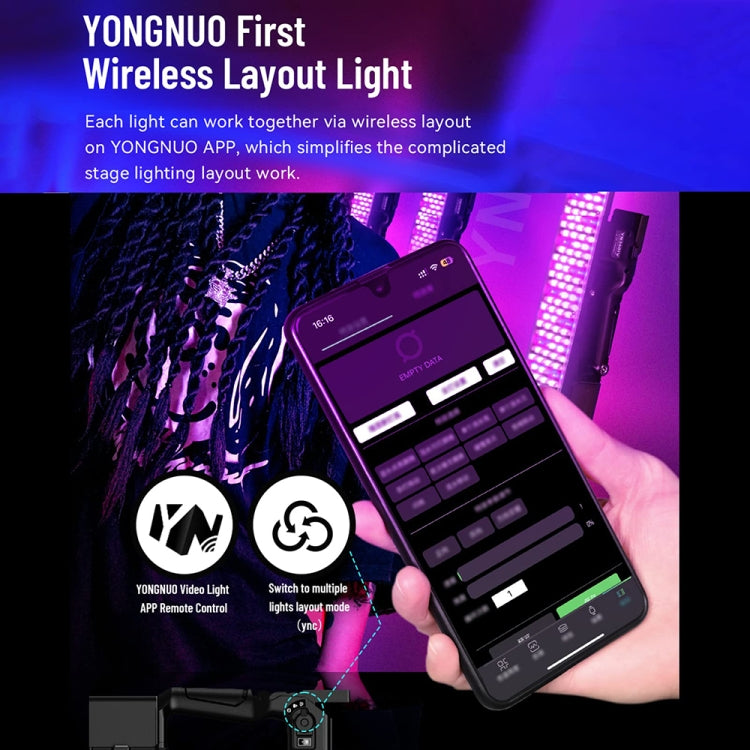 YONGNUO YN360IV 480 LEDs RGB APP Controlled Photography Fill Light, Spec: Standard+Adapter+NP-F970 -  by YONGNUO | Online Shopping UK | buy2fix