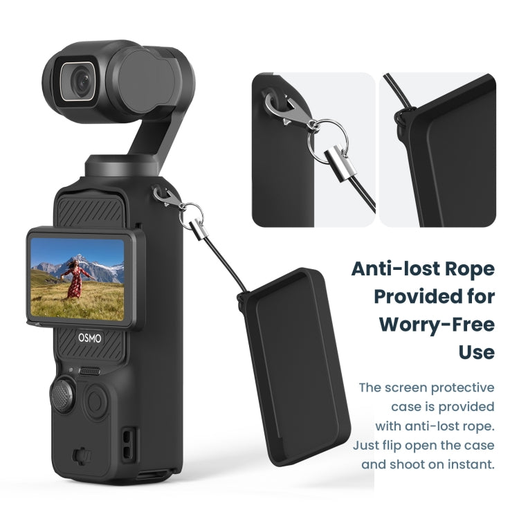 For DJI Osmo Pocket 3 AMagisn Silicone Protection Case Movement Camera Accessories, Style: 5 In 1 Gray - Case & Bags by aMagisn | Online Shopping UK | buy2fix