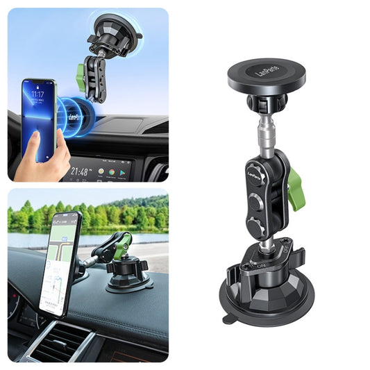 Lanparte Magnetic Car Phone Holder Adjustable Suction Cup Navigation Stand RBA-M01 - Car Holders by Lanparte | Online Shopping UK | buy2fix