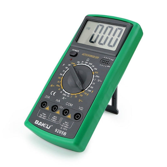 BAKU BK-9205B Measuring Capacitance Current Large Screen Display All-round Burn-proof Digital Multimeter - Consumer Electronics by BAKU | Online Shopping UK | buy2fix