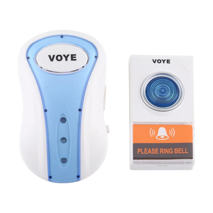 VOYE V008A Home Music Remote Control Wireless Doorbell with 38 Polyphony Sounds, US Plug(White) - Wireless Doorbell by VOYE | Online Shopping UK | buy2fix