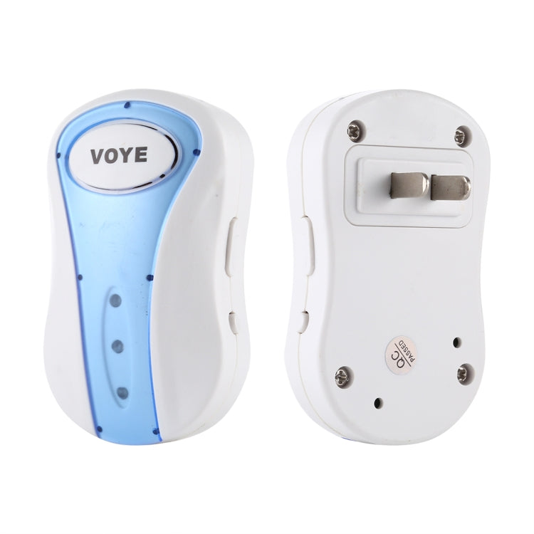 VOYE V008A Home Music Remote Control Wireless Doorbell with 38 Polyphony Sounds, US Plug(White) - Wireless Doorbell by VOYE | Online Shopping UK | buy2fix