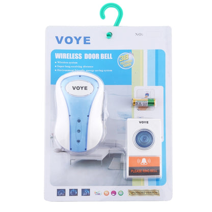 VOYE V008A Home Music Remote Control Wireless Doorbell with 38 Polyphony Sounds, US Plug(White) - Wireless Doorbell by VOYE | Online Shopping UK | buy2fix