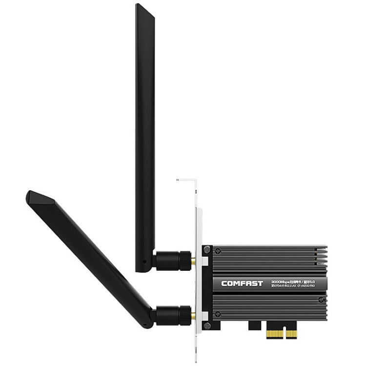 COMFAST CF-AX200 PRO 3000Mbps Bluetooth PCI-E Wifi Network Card Adapter with 2 Antennas - Add-on Cards by COMFAST | Online Shopping UK | buy2fix