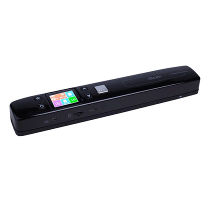 iScan02 Double Roller Mobile Document Portable Handheld Scanner with LED Display,  Support 1050DPI  / 600DPI  / 300DPI  / PDF / JPG / TF(Black) - Consumer Electronics by buy2fix | Online Shopping UK | buy2fix