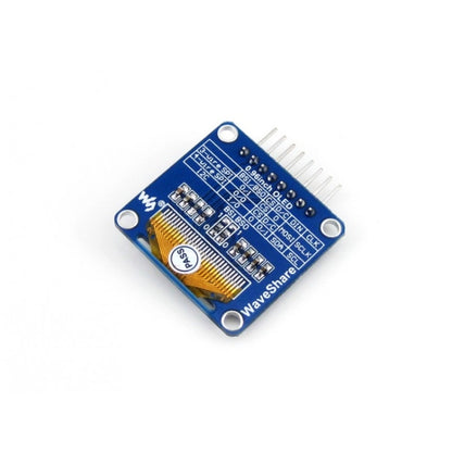 Waveshare 0.96 inch 128*64 OLED (A), SPI/I2C Interfaces, Angled Horizontal Pinheader - Modules Expansions Accessories by Waveshare | Online Shopping UK | buy2fix