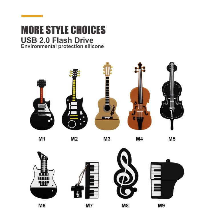 MicroDrive 32GB USB 2.0 Guitar U Disk - USB Flash Drives by MicroDrive | Online Shopping UK | buy2fix