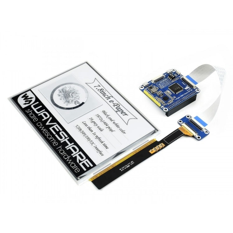 Waveshare 7.8 inch 1872x 1404 E-Ink Display HAT for Raspberry Pi - Modules Expansions Accessories by Waveshare | Online Shopping UK | buy2fix